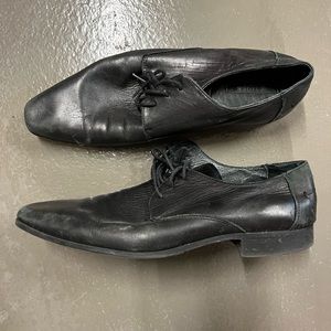 Tiger black dress shoes